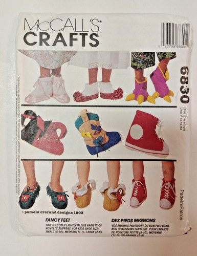 Mccall 6830 pantofole - mccall's,