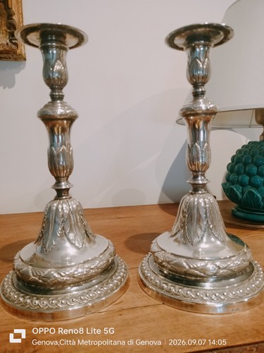 Coppia candelabri in - coppia, di