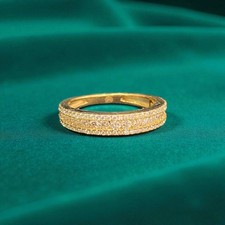 Anello fascia pave 72 cts - pave, 0,72