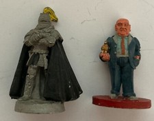 2 MINIATURE IN PIOMBO DIPINTI