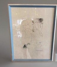 🌈 Salvador Dali Incisione Puntasecca “Vaisseau fantôme" del 1969 Firma a mano