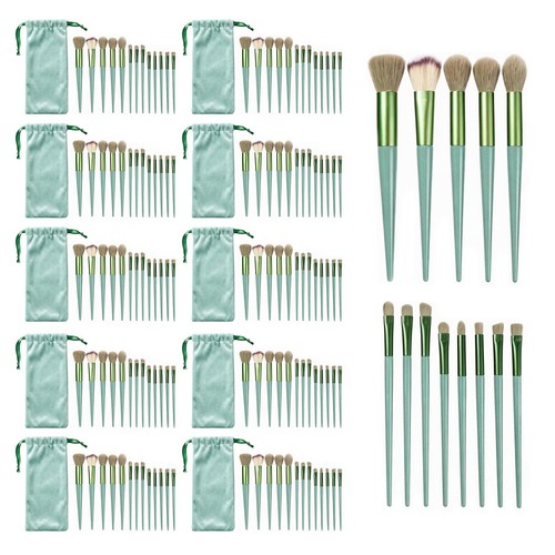 Sets makeup brushes with - with, 13