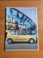 Brochure Fiat Seicento Lingua Italiana 11 Pagine Edz 03/2004