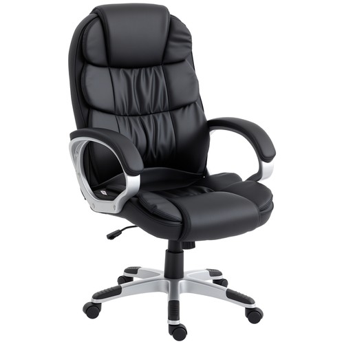 Homcom sedia ufficio pelle - sedia,