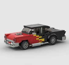 MOC personalizzato Lego Chevrolet Belair 57 Chevy Hotrod 232 pezzi costruzione mattoncini auto
