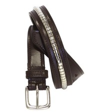 Cintura in cuoio con clincher