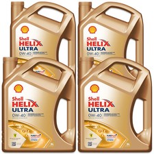 4x Shell Helix Ultra 0W-40