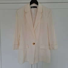 Giacca blazer Zara panna -
