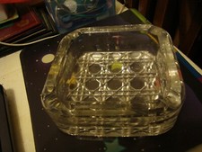 PORTACENERE QUADRATO IN VETRO