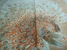 _ Lotto 2 Foulard Bianco+Marrone con Disegno " Made in Italy  _