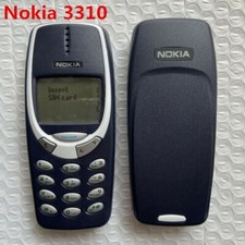 Telefono cellulare originale Nokia 3310 blu sbloccato 2G GSM 900/1800 1 anno GARANZIA