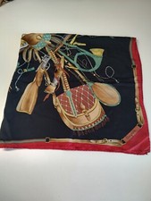 BAYRON FOULARD 100% SILK SETA SCARVES SCARF SQUARE MADE ITALY