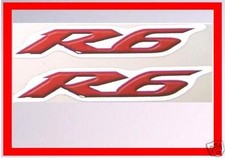 KIT 2 ADESIVI RILIEVO "R6 "  3M   ROSSO