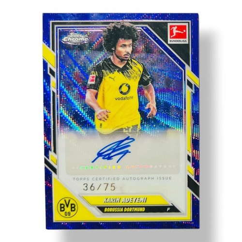 Karim adeyemi auto topps - adeyemi, /75