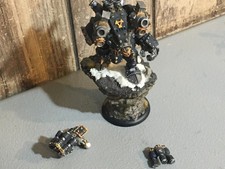 SA31926 WARMACHINE HORDES KHADOR PARTE METALLO BEHEMOTH WARJACK VERNICE BASE PP