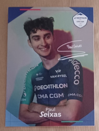 Cyclisme carte paul seixas - carte,