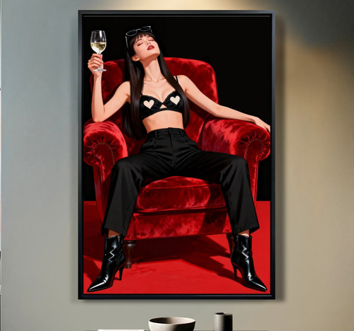 Sexy donna poltrona - donna, con