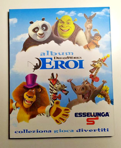 Album figurine eroi esselunga - figurine,