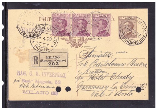 Cartolina postale c - postale, 30