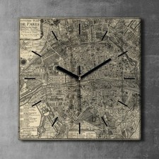 Decorazione tela orologio
