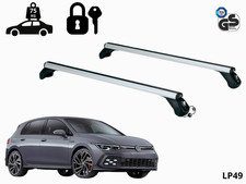 BARRE PORTATUTTO PORTAPACCHI TETTO PER VW GOLF 8 DA 2020- 5 PORTE ALLUMINIO