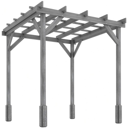 Kit pergola legno 2x2m - kit,