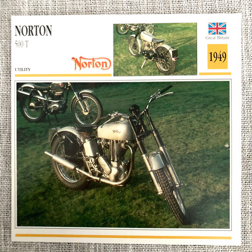 Scheda moto norton 500 - norton, 1949