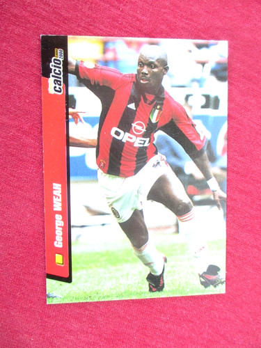 Weah milan carte card - ac,