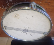 Rullante Meazzi Hollywood Acciaio Patent Sintetic Anni 60 Tamburo Drum Vintage