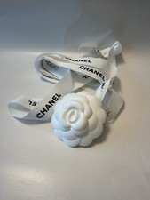 NASTRO CHANEL CAMELIA FIORE E CHANEL. 2 pezzi più card Chanel