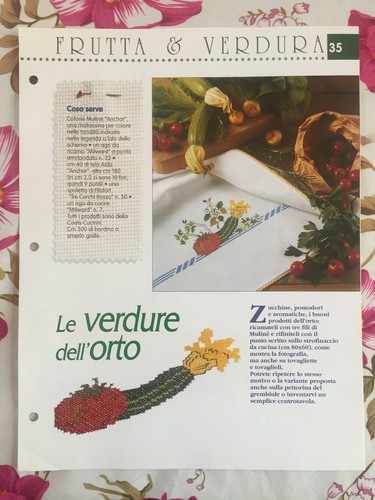 Schema punto croce ricamo - schema,