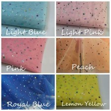 Tulle morbido con paillettes