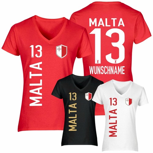 Fanshirt malta maglia - malta, donna