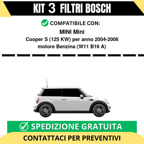 Kit filtri bosch mini - kit,