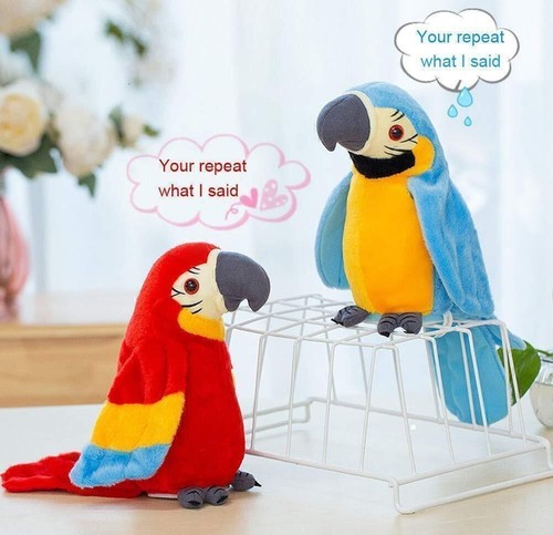 Pappagallo parlante peluche - pappagallo,