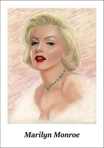 Cartolina post card marilyn - cartolina,