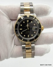 1987 rolex submariner date 18k - date,