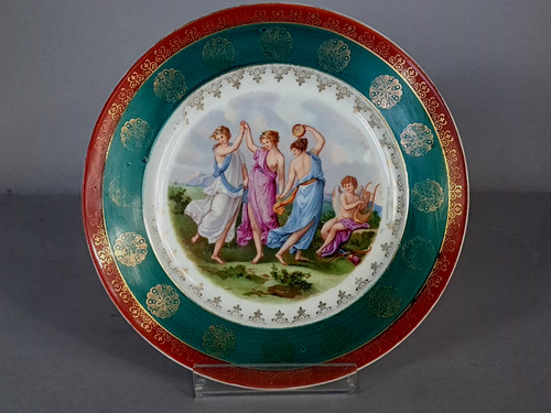 Antico piatto porcellana - piatto,