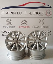 Set 4 Cerchi in lega ALESSIO per PEUGEOT 4 fori R214 J7.5 x 16 H2 Made in Italy