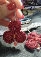 Crochet earrings - crochet,