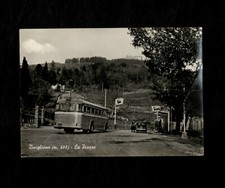 Cartolina Bivigliano La Piazza Cartolina autobus cinquecento stazione di sevizio