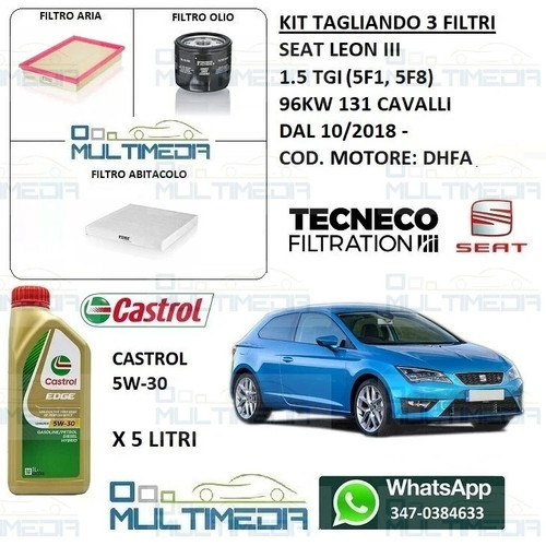 Kit tagliando filtri olio - kit,