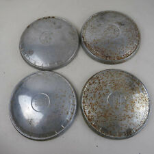Set 4 coppe copricerchi originali d'epoca per Fiat 124 1966-1976 usati (57139)