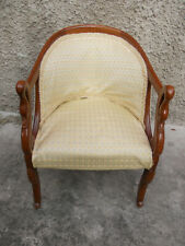 poltroncina tardo impero a pozzetto