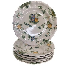 Set 6 (1-6) piatti Cantagalli