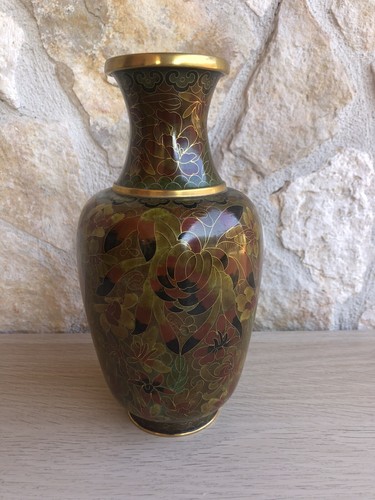 Vaso vintage ottone e - vaso,