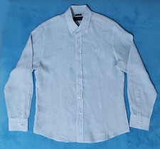 Camicia Fred Perry 100% Puro Lino Taglia XL (44) Made in Italy