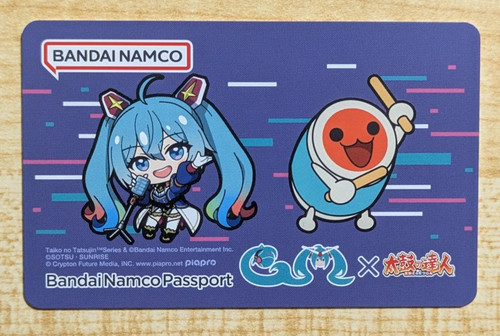 Bandai namco passport card - bandai,