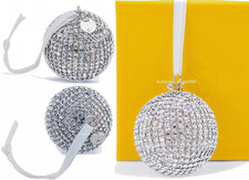 Nuovo 100% originale SWAROVSKI Holiday Magic Disco cristallo maglia sfera ornamento 5737045