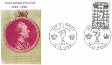 FDC CHESS FRANCIA 1966